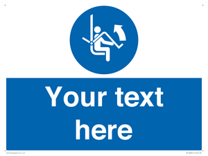 Custom Mandatory: Open safety bar of chairlift